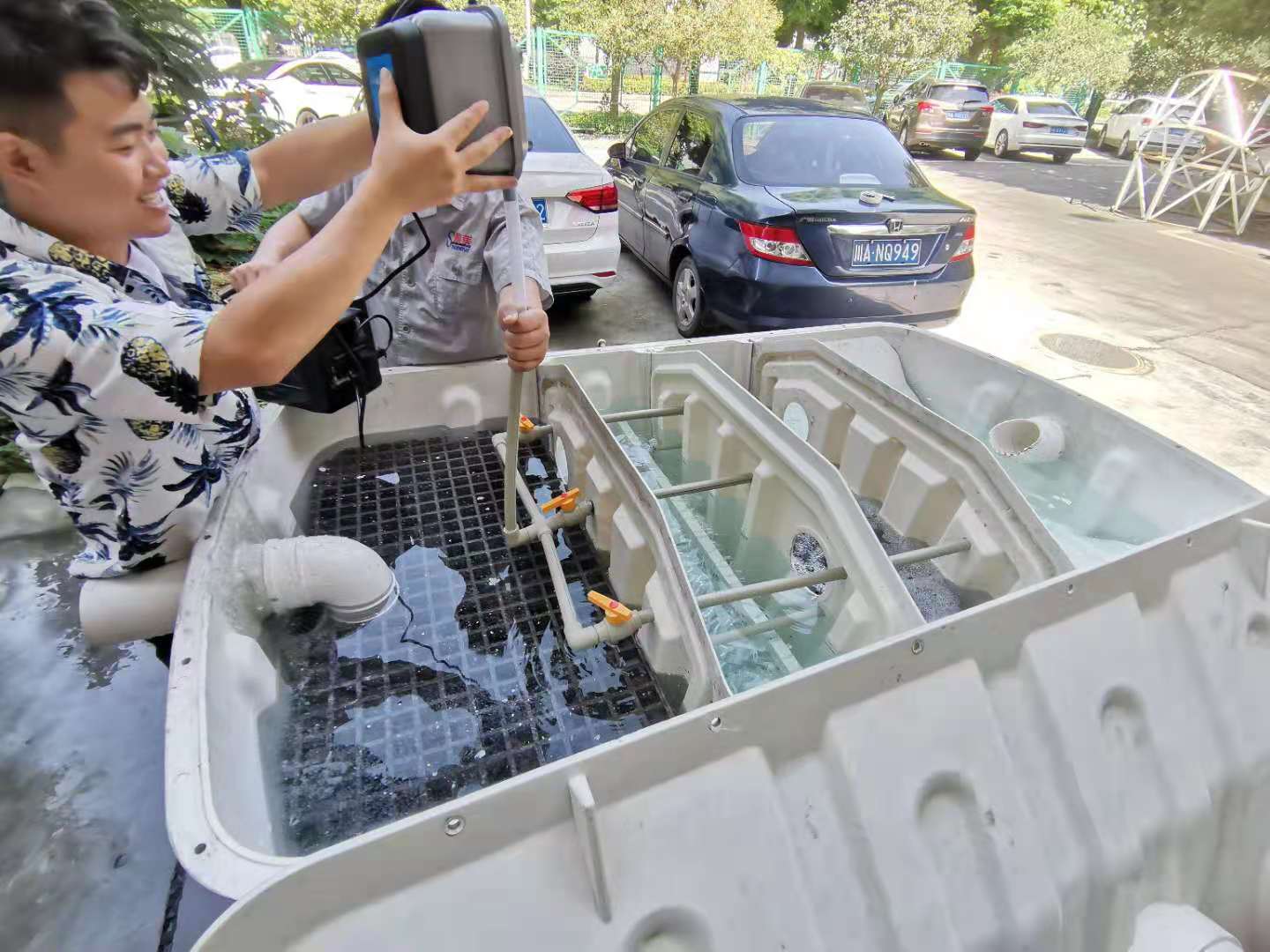 玻璃鋼微動力污水凈化槽/微動力污水處理/A20污水凈化槽